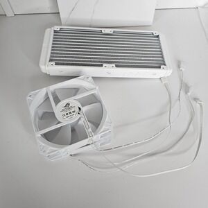 ASUS ROG Radiator *NO PUMP / HOSE* 2 WHITE 120mm Fans‎ // STRIX LC II 240 ARGB